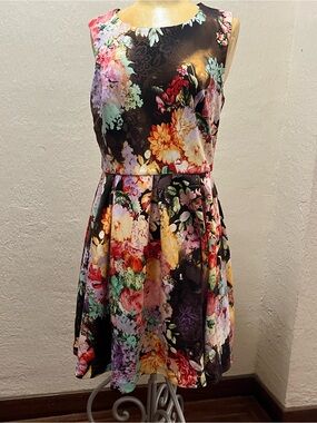 Betsey Johnson sz 8 Dress Beautiful Colors